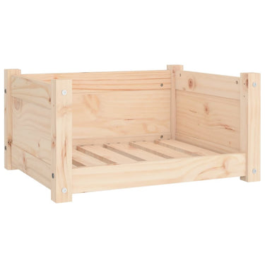 Vidaxl hondenbed 55,5x45,5x28 cm massief grenenhout
