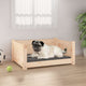 Vidaxl hondenbed 65,5x50,5x28 cm massief grenenhout