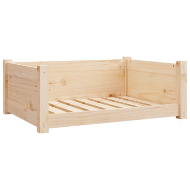 Vidaxl hondenmand 75,5x55,5x28 cm massief grenenhout