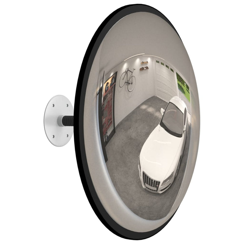 Load image into Gallery viewer, Vidaxl binnen verkeersspiegel convex zwart ø40 cm acryl
