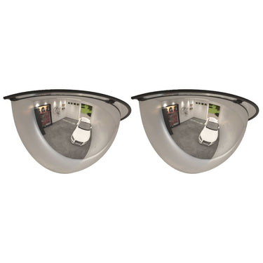 Vidaxl verkeersspiegel halve bol 2 st ø 30 cm acryl