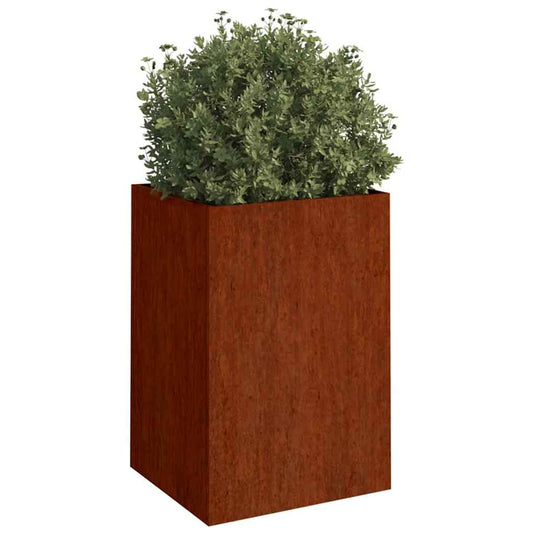 Vidaxl plantenbak 42x38x75 cm cortenstaal