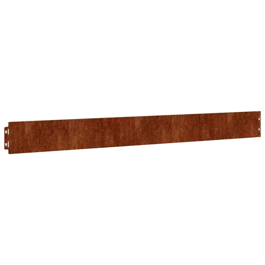 Vidaxl gazonranden 50 stuks 10x103 cm flexibel cortenstaal