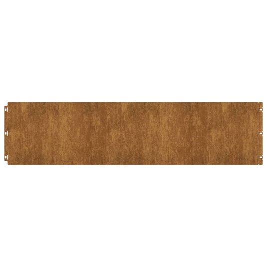 VidaXL Gazonranden 30 stuks 25x103 cm flexibel cortenstaal
