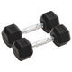 Vidaxl halters 2 st 8 kg totaal gietijzer