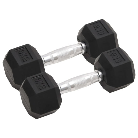 Vidaxl halters 2 st 12 kg totaal gietijzer