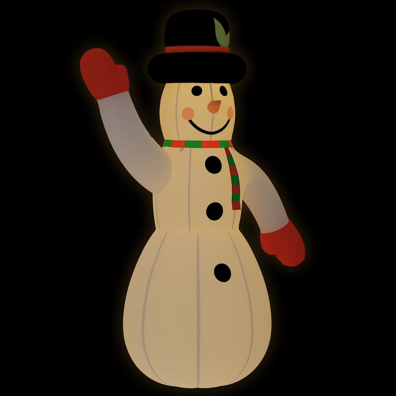 Load image into Gallery viewer, Vidaxl sneeuwpop met led's opblaasbaar 455 cm
