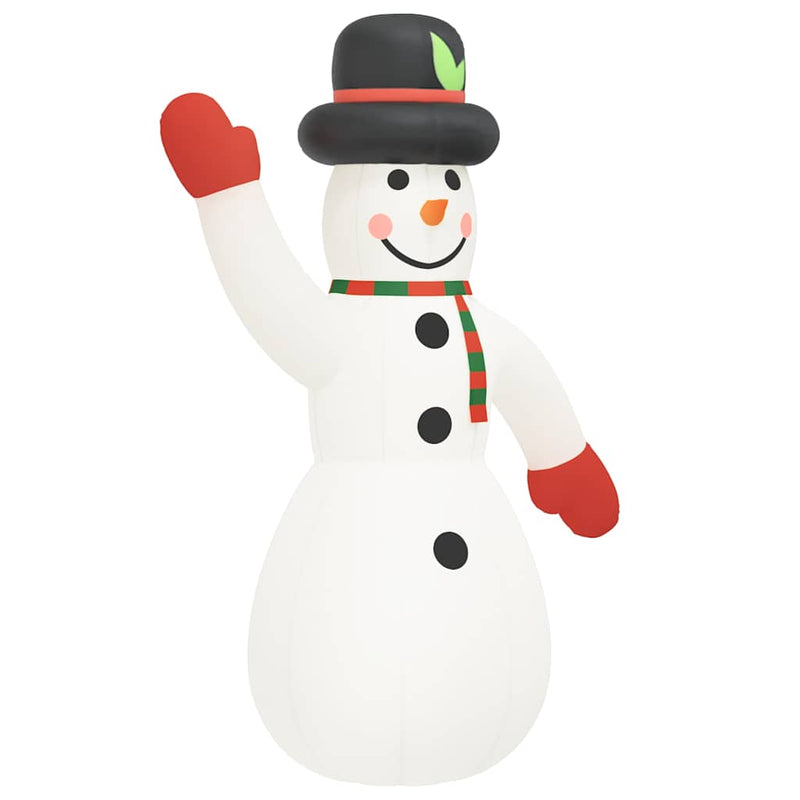 Load image into Gallery viewer, Vidaxl sneeuwpop met led's opblaasbaar 455 cm
