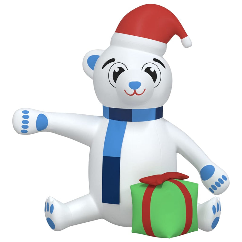 Load image into Gallery viewer, Vidaxl kerstbeer met led's opblaasbaar 180 cm
