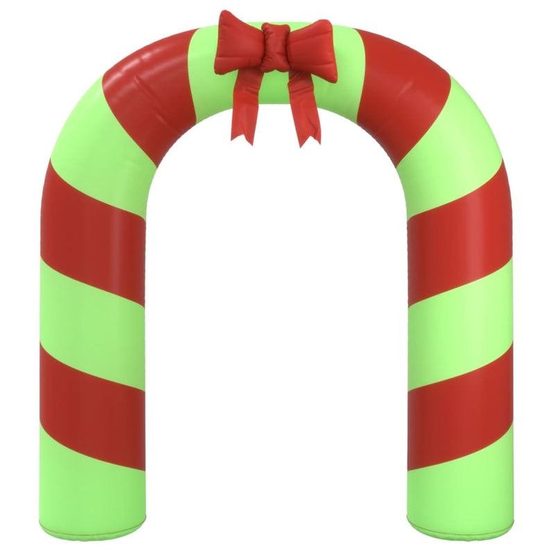 Load image into Gallery viewer, VidaXL Kerstboog opblaasbaar met LED's 270 cm
