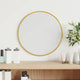 Vidaxl wandspiegel rond ø30 cm goudkleurig