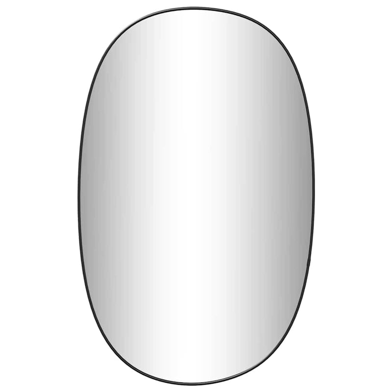Load image into Gallery viewer, Vidaxl wandspiegel 80x50 cm zwart

