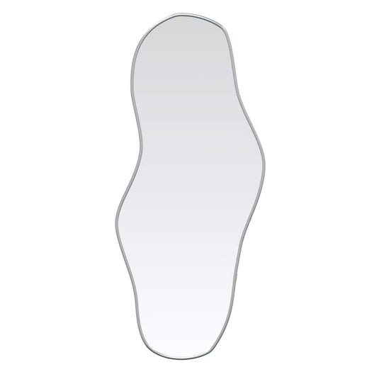 Vidaxl wandspiegel 90x40 cm zilverkleurig