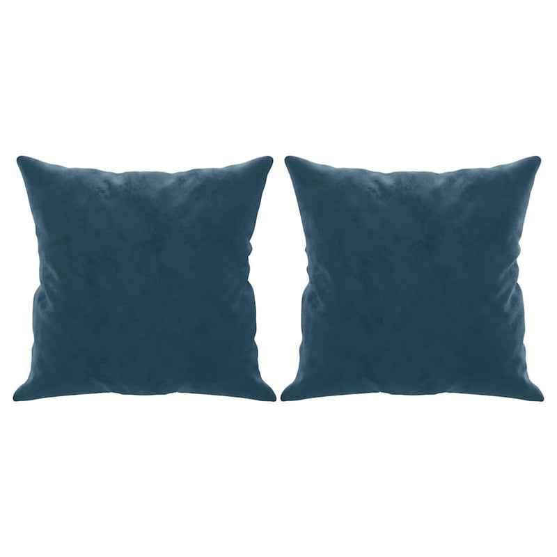 Load image into Gallery viewer, Vidaxl sierkussens 2 st 40x40 cm fluweel blauw
