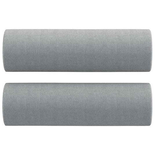 Vidaxl sierkussens 2 st 15x50 cm stof lichtgrijs