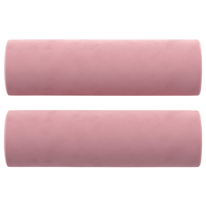 Load image into Gallery viewer, Vidaxl sierkussens 2 st 15x50 cm fluweel roze
