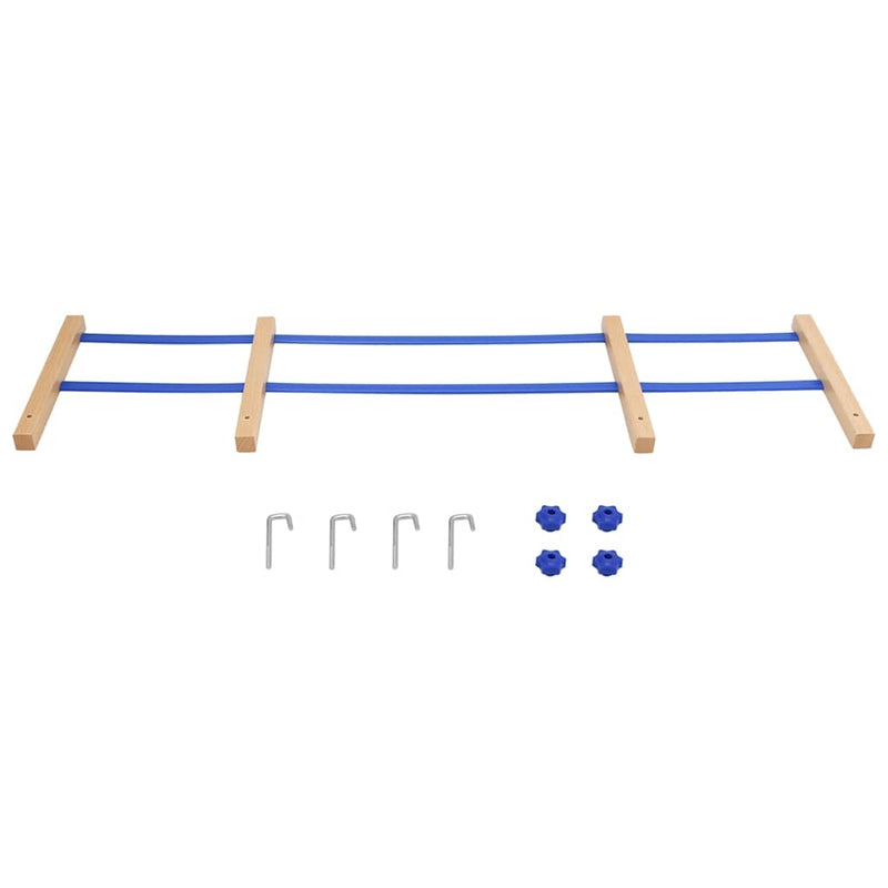 Load image into Gallery viewer, Vidaxl rugleuning voor slee multiplex blauw
