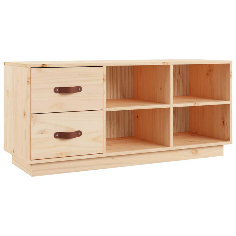 Load image into Gallery viewer, Vidaxl schoenenbank 100x34x45 cm massief grenenhout
