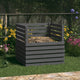 Vidaxl compostbak 80x80x78 cm massief grenenhout grijs