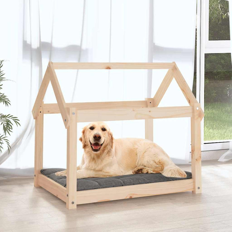 Load image into Gallery viewer, VidaXL Hondenmand 81x60x70 cm massief grenenhout
