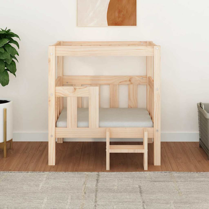 Load image into Gallery viewer, Vidaxl hondenmand 65,5x43x70 cm massief grenenhout
