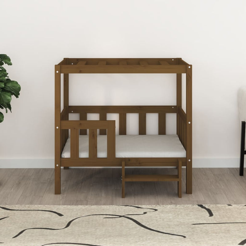 Load image into Gallery viewer, Vidaxl hondenmand 95,5x73,5x90 cm massief grenenhout honingbruin
