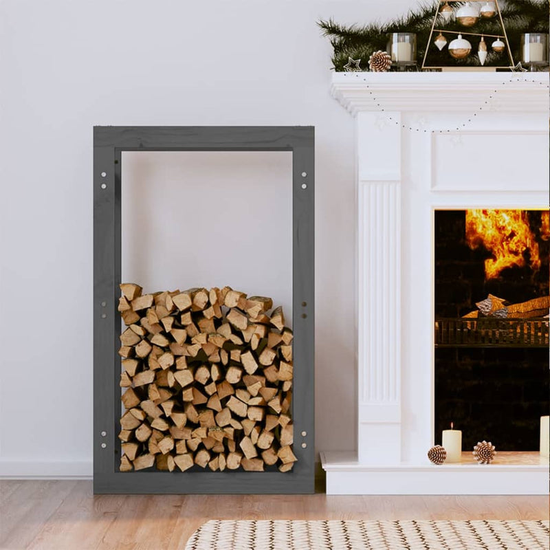 Load image into Gallery viewer, Vidaxl haardhoutrek 60 x 25 x 100 cm massief grenenhout grijs
