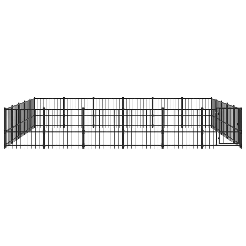 Load image into Gallery viewer, VidaXL Hondenkennel voor buiten 28,23 m² staal
