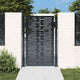 Vidaxl poort 100x150 cm met vierkant staal antracietkleurig