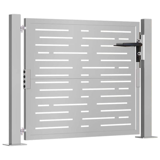 Vidaxl poort vierkant 100x75 cm cortenstaal