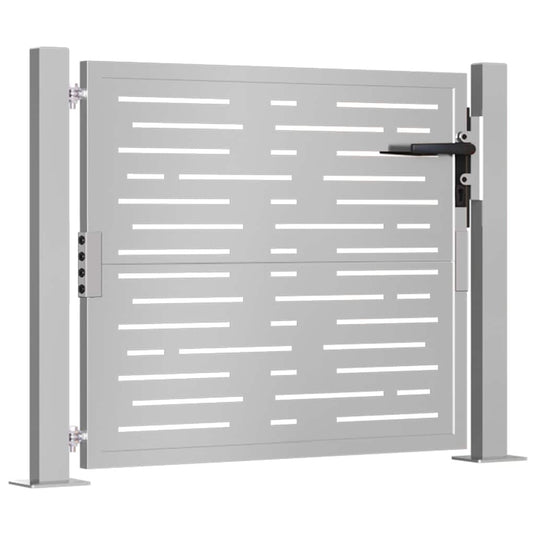 Vidaxl poort vierkant 100x100 cm cortenstaal