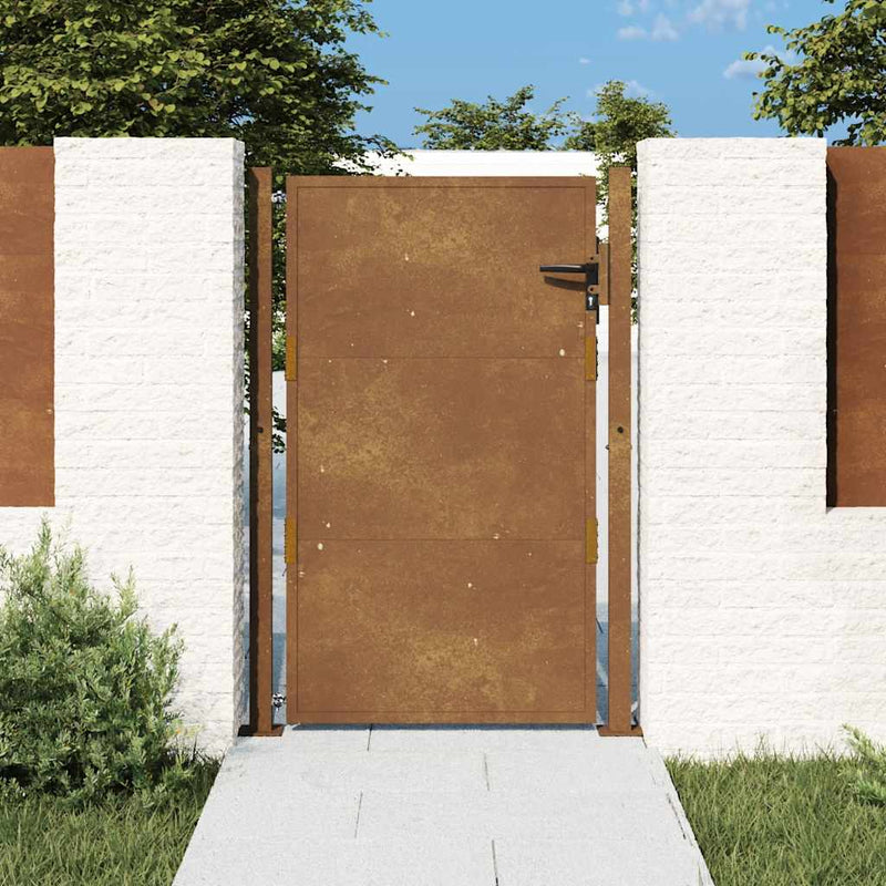 Load image into Gallery viewer, Vidaxl poort 100x125 cm cortenstaal
