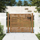 Vidaxl poort 100x75 cm vierkant cortenstaal
