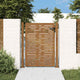 Vidaxl poort 100x150 cm vierkant cortenstaal