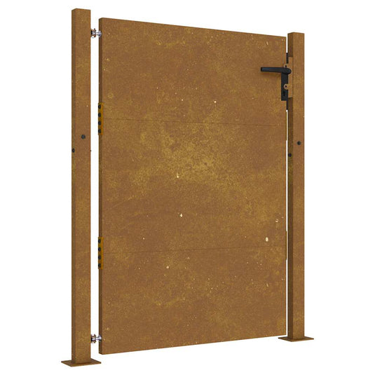 VidaXL Poort 105x155 cm cortenstaal