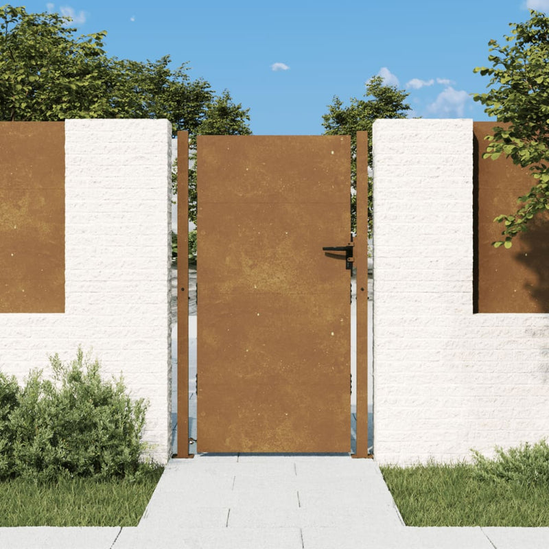 Load image into Gallery viewer, VidaXL Poort 105x205 cm cortenstaal
