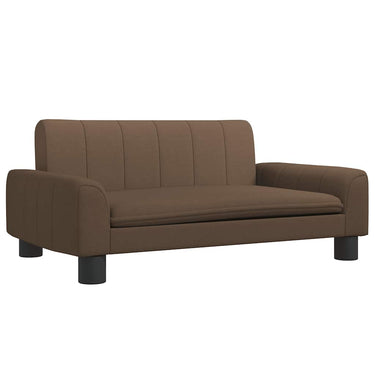 Vidaxl hondenmand 70x45x30 cm stof bruin