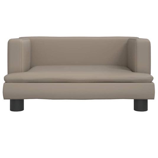 Vidaxl hondenmand 60x40x30 cm kunstleer cappuccinokleurig