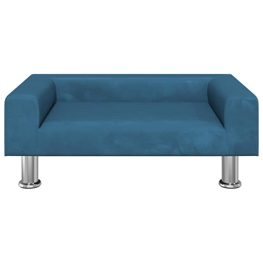 Vidaxl hondenmand 70x45x26,5 cm fluweel blauw