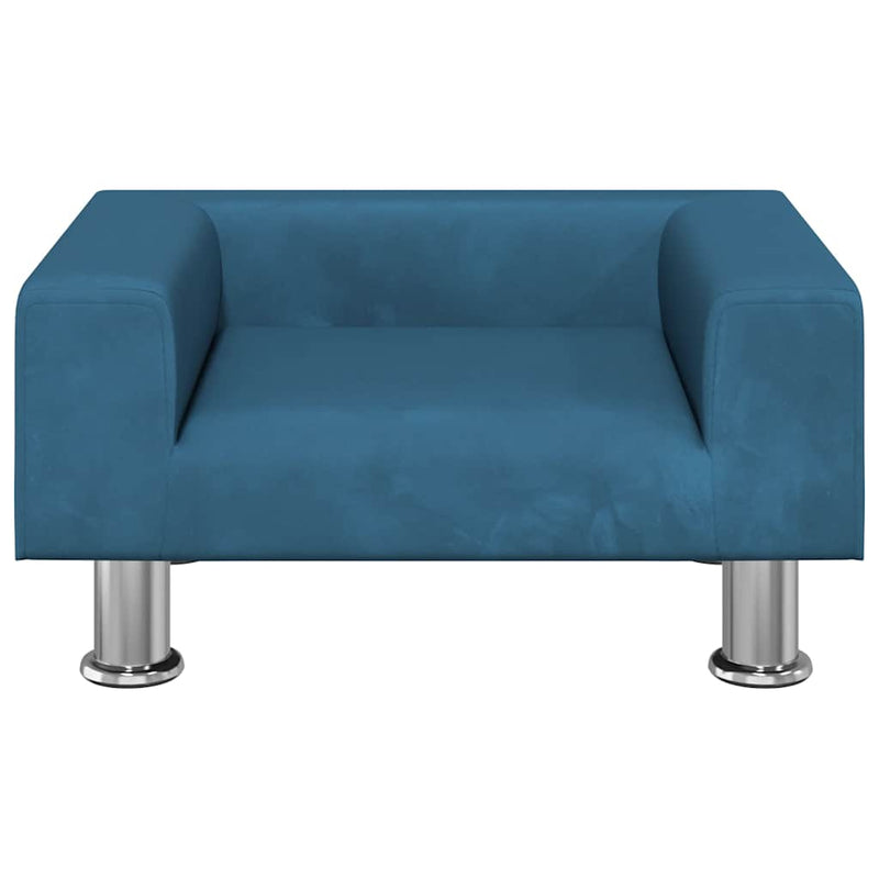 Load image into Gallery viewer, Vidaxl hondenmand 50x40x26,5 cm fluweel blauw
