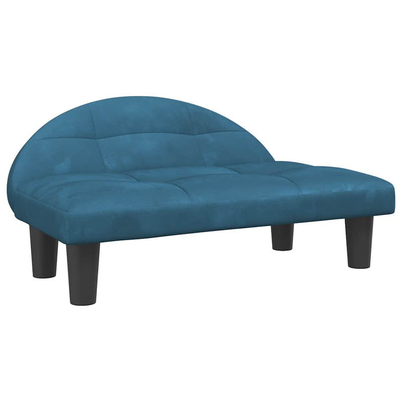 Load image into Gallery viewer, Vidaxl hondenmand 70x52x30 cm fluweel blauw
