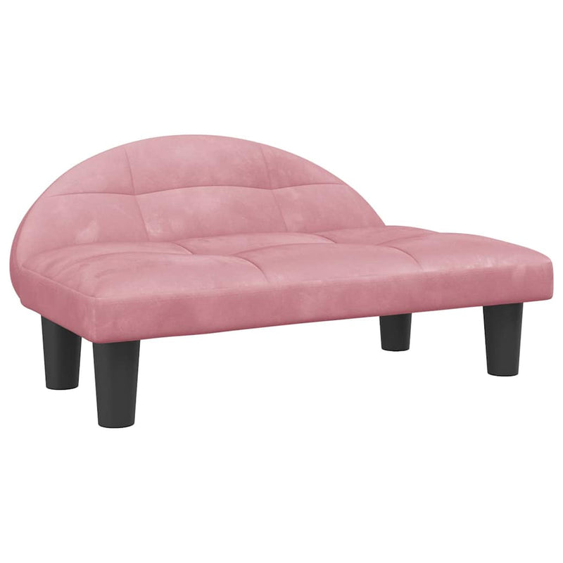Load image into Gallery viewer, Vidaxl hondenmand 70x52x30 cm fluweel roze
