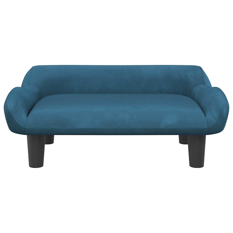 Load image into Gallery viewer, Vidaxl hondenmand 70x40x24 cm fluweel blauw
