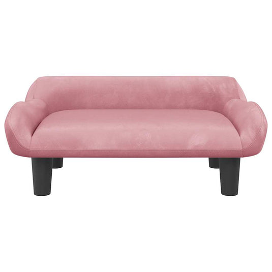 Vidaxl hondenmand 70x40x24 cm fluweel roze