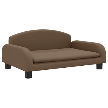 Vidaxl hondenmand 70x45x30 cm stof bruin