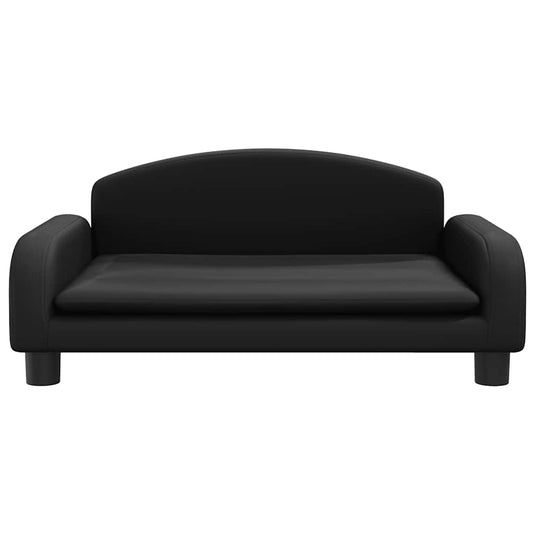 Vidaxl hondenmand 70x45x30 cm kunstleer zwart