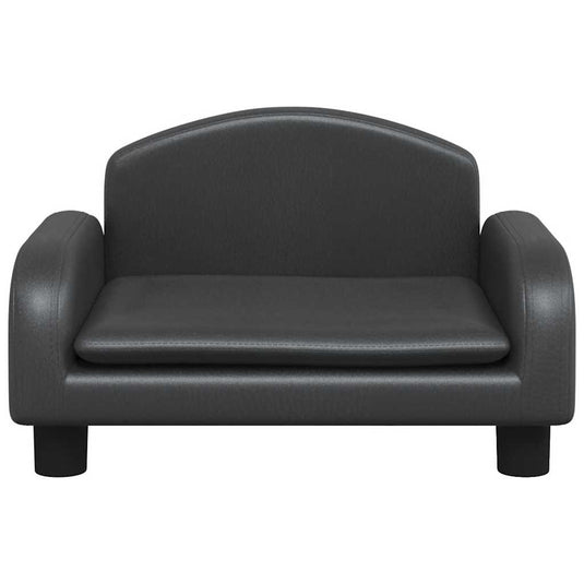 Vidaxl hondenmand 50x40x30 cm kunstleer zwart