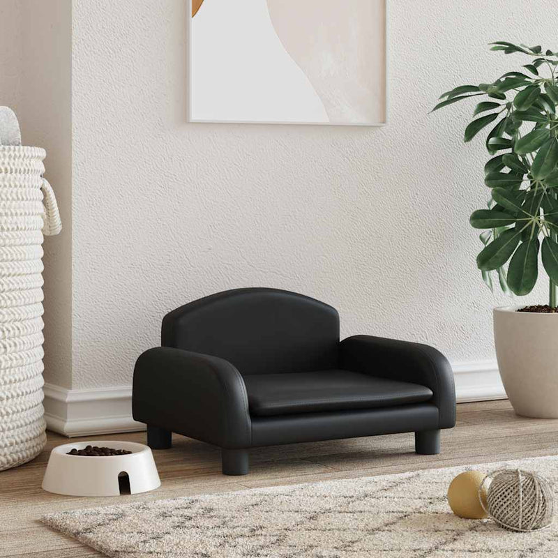 Load image into Gallery viewer, Vidaxl hondenmand 50x40x30 cm kunstleer zwart
