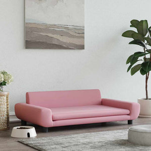 Vidaxl hondenmand 100x54x33 cm fluweel roze