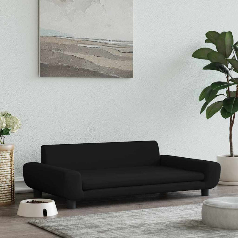 Load image into Gallery viewer, Vidaxl hondenmand 100x54x33 cm fluweel zwart
